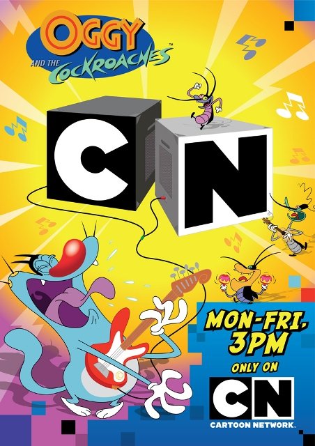 Cartoon Oggy   Cockroaches Hindi on Oggy And The Cockroaches    Find A New Home On Cartoon Network