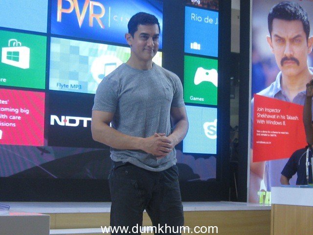 Aamir Khan’s visit at Oberoi Mall