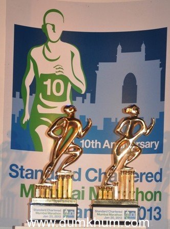 10TH EDITION TROPHY RELEASED; RECORD PARTICIPATION WITH OVER 38,000 ENTRIES FOR STANDARD CHARTERED MUMBAI MARATHON ON JAN 20, 2013