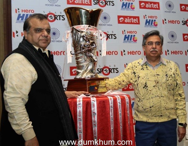 Hero Hockey India League Trophy Unveiled in New Delhi