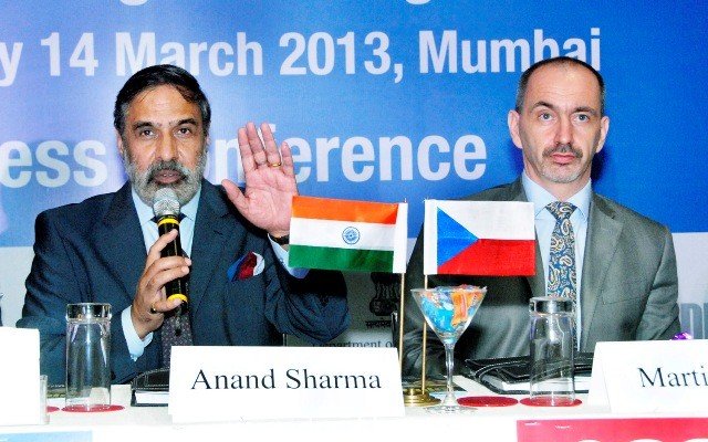 Anand Sharma invites Czech Republic to invest in National Investment Manufacturing Zones