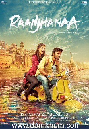 Raanjhanaa witnesses stupendous jump,wins over the box office
