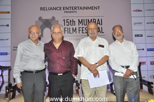 15TH MUMBAI FILM FESTIVAL UNVIELS AN IMPRESSIVE LINE UP AND EVENTS