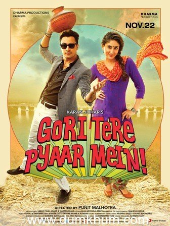 Brand new posters of Dharma Production’s upcoming movie ‘Gori Tere Pyaar Mein’
