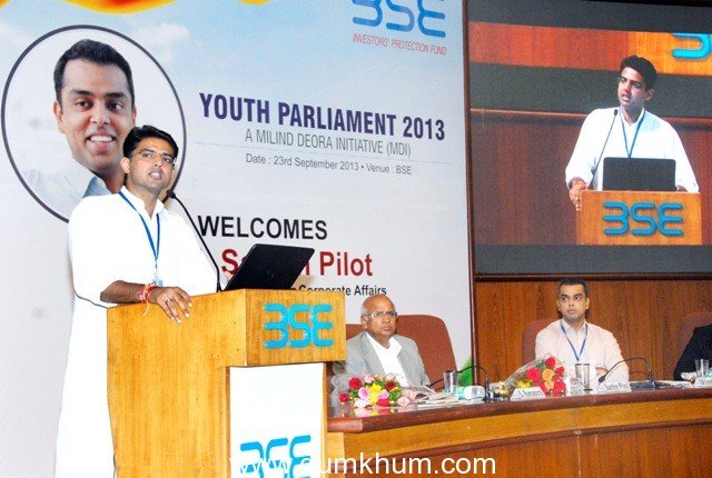 Sachin Pilot inaugurates Youth Parliament 2013