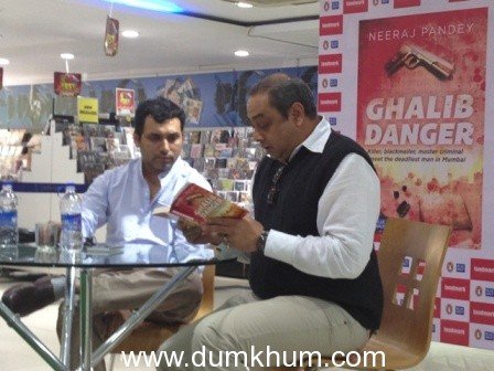 Neeraj Pandey promotes debut novel Ghalib Danger in Pune