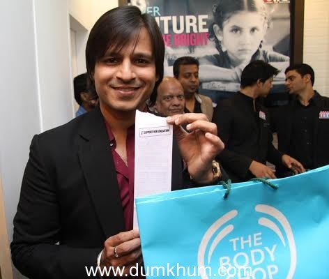 This International Women’s Day  The Body Shop and Vivek Oberoi Launched  S.H.E. – SUPPORT HER EDUCATION