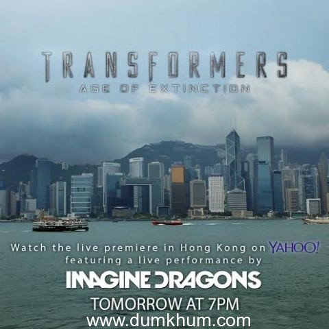 TRANSFORMERS: AGE OF EXTINCTION Premiere and Imagine Dragons Concert Live Streamed on Yahoo.