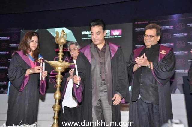 Kamal Haasan and Javed Siddiqui grace Whistling Woods International’s 7th Annual Convocation