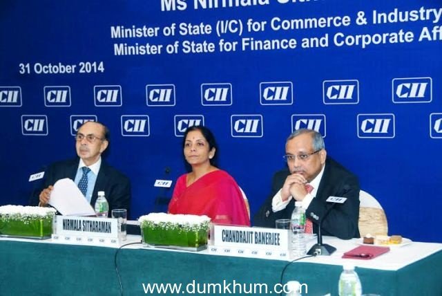 CIM Nirmala Sitharaman at CII Meeting, Mumbai