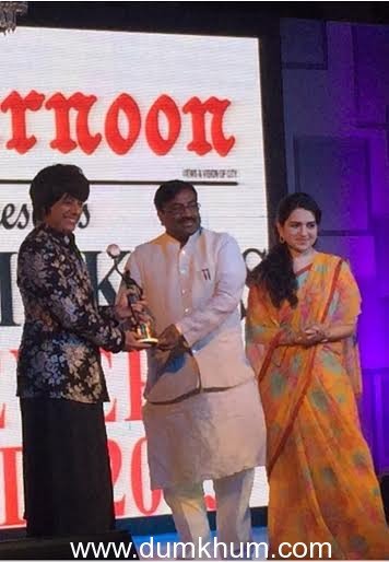 Fashion Designer Rohit Verma awarded with “Newsmakers Achievers Award” 2015 for best costume designer