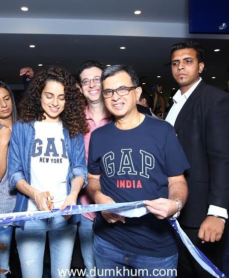 Kangana Ranaut inaugurates the first GAP store in India  at Select CITYWALK