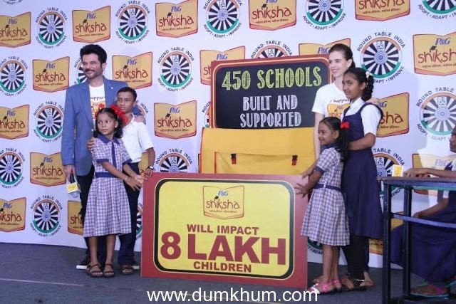Anil Kapoor and Kalki Koechlin join consumers to pledge their support to P&G Shiksha and celebrate the impact of building and supporting 450 schools across India