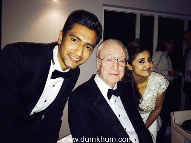 Zubaan actor Vicky Kaushal’s fan-boy moment with Sir Michael Caine and Paul Dano at Cannes 2015
