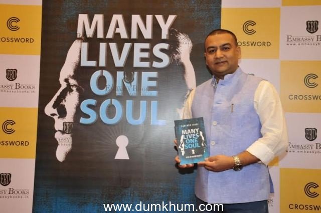 Crossword Bookstore hosts the book launch of Many Lives One Soul By Santosh Joshi