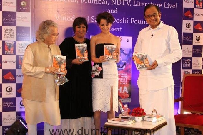 Kangana Ranaut attends Barkha Dutt book launch 5