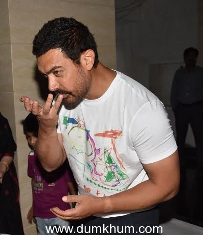 Aamir Khan 51st birthday celebration....