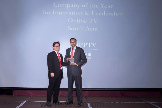 YuppTV named ‘Company of the Year for Innovation and Leadership’at the IAIR Awards 2016!
