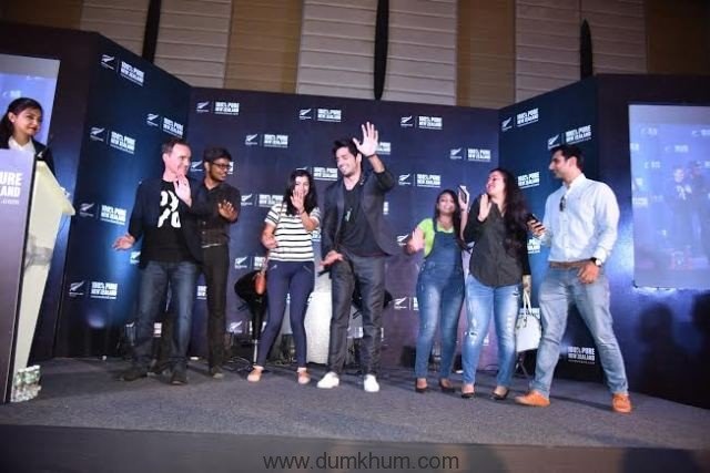Tourism New Zealand brand ambassador Sidharth Malhotra shook a leg with his fans in Ahmedabad.
