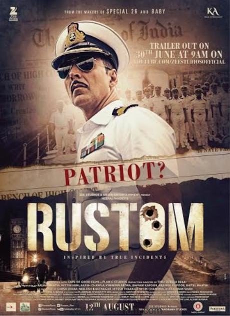First poster of Rustom