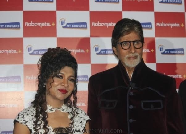 Mahesh Shetty Mr. Amitabh Bachchan during the launch of Robomate powered by MT Educare-1