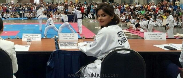 Neetu N Chandra represents India at the Korean Ambassador’s Korus Taekwondo World Championship-1