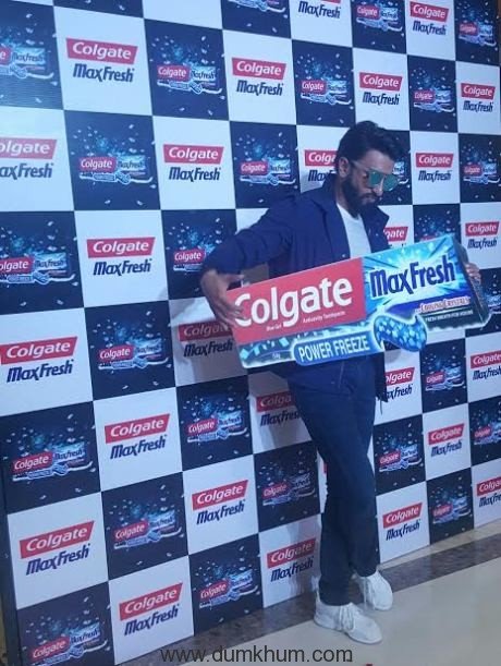 Ranveer Singh at Colgate M ... h PowerFreeze launch-