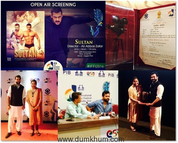 Yash Raj Films’ Sultan Gets Fitting Salute at IFFI with Red Carpet and Indian Panaroma Screening