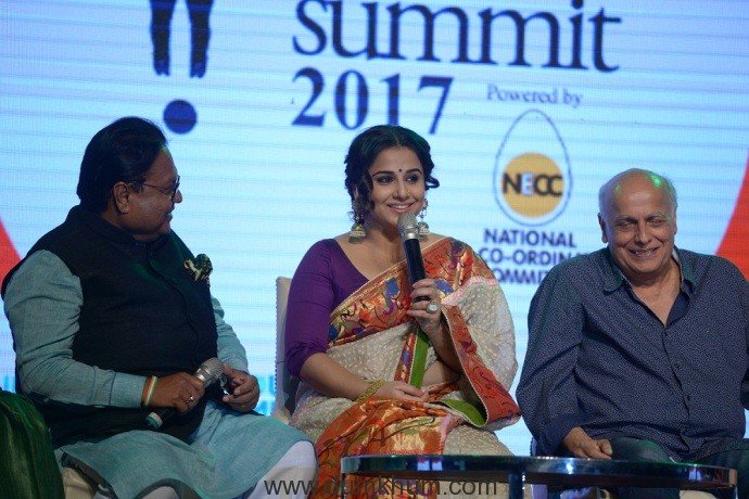 Vidya Balan said Every woman should be true to herself and her truth will be discovered through her actions.” at Lokmat Women’s Summit