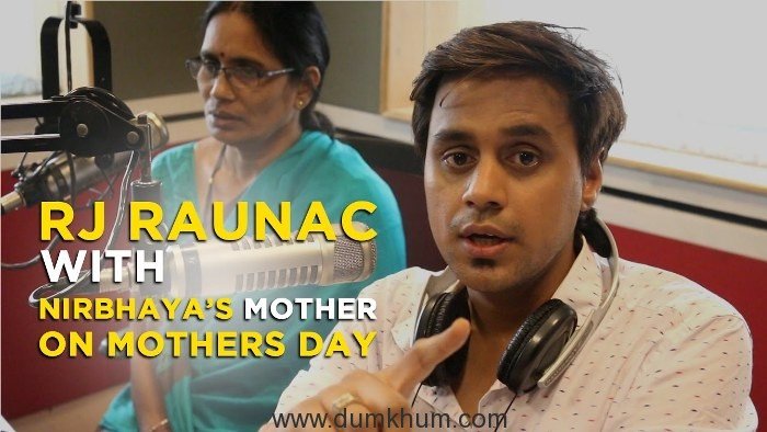 Rj Raunac With Nirbhaya's Mother on Mother's day