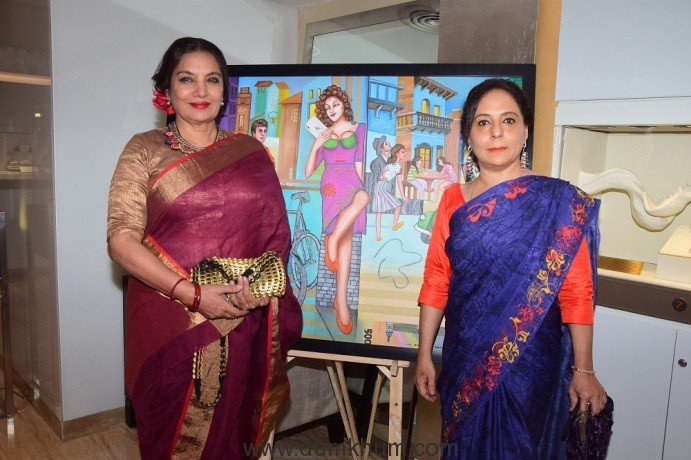 Shabana Azmi with Sangeeta Babani