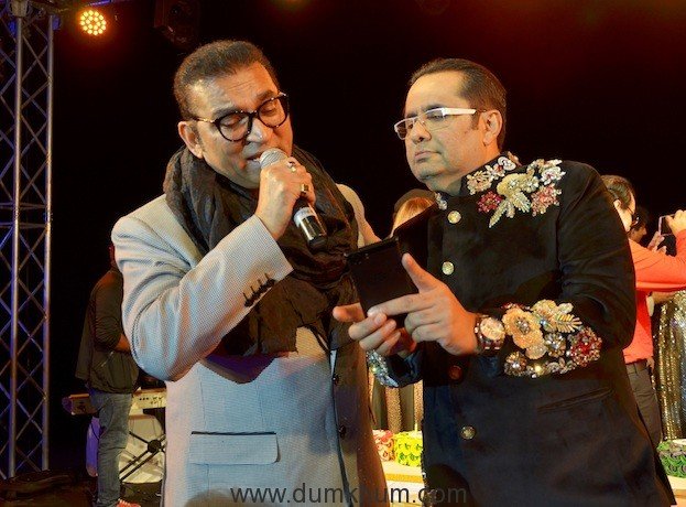 Singer Abhijeet and Rizwan Sajan