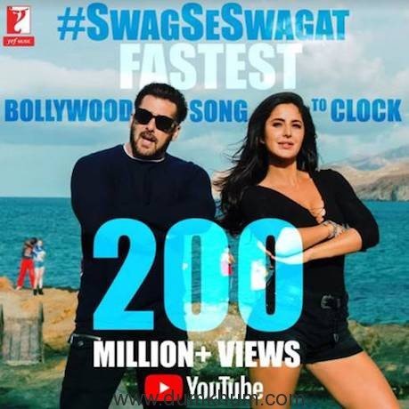 Swag Se Swagat- The Bollywood Song To Clock Fastest 200 Million Views On YouTube