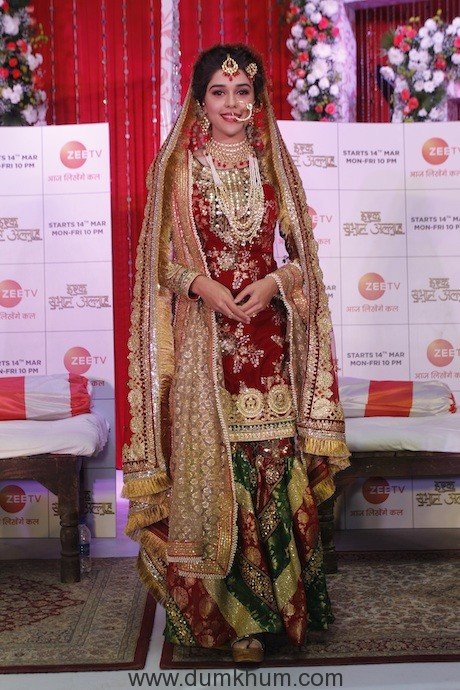 Lead actor Eisha Singh at the launch of Zee TV's upcoming fiction show Ishq Subhan Allah