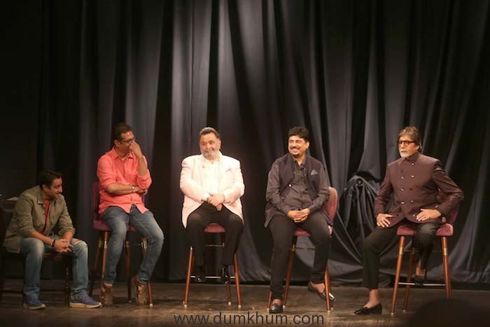 Jimit Trivedi, Saumya Joshi, Rishi Kapoor, Umesh Shukla & Amitabh Bachchan