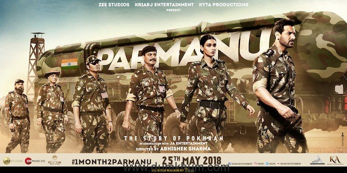 Parmanu- The Story of Pokhran, releasing on 25th May, 2018