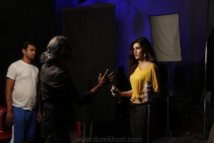 Kriti Sanon poses during the Ms.Taken photoshoot