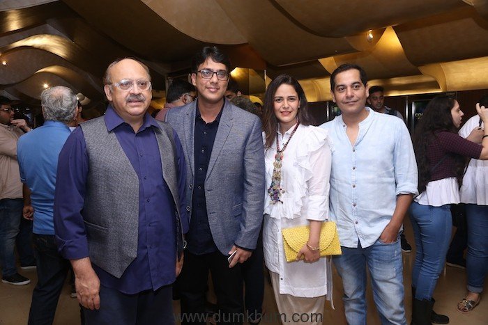 (L-R) Akash Khurana, Sameer Saxena, Mona Singh and Gaurav Gera at TVF's...