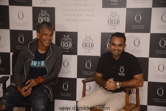 @ The Q Experiences event_L-R Milind Soman and Founder & CEO, Vasim Shaikh (1)