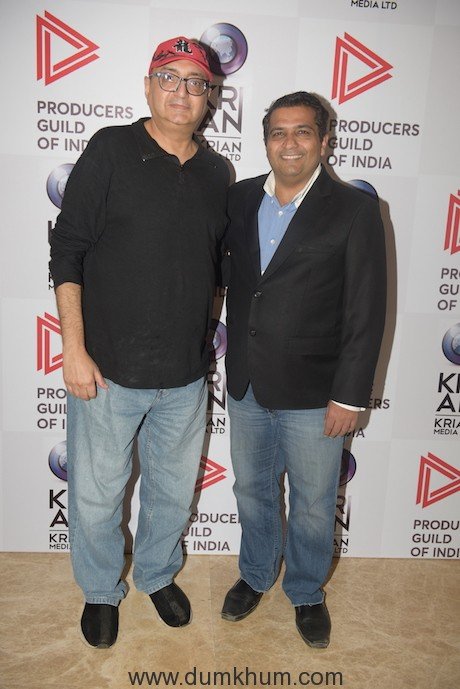 Ranjit Thakur (Founder & President of Krian Media) with Vivek Vaswani