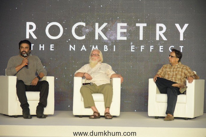 R Madhavan, Ananth Mahadevan & Nambi Narayanan launch the teaser of 'Rocketry - The Nambi Effect'!