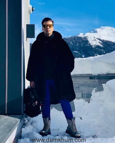 Karan Johar represents Bollywood at Davos