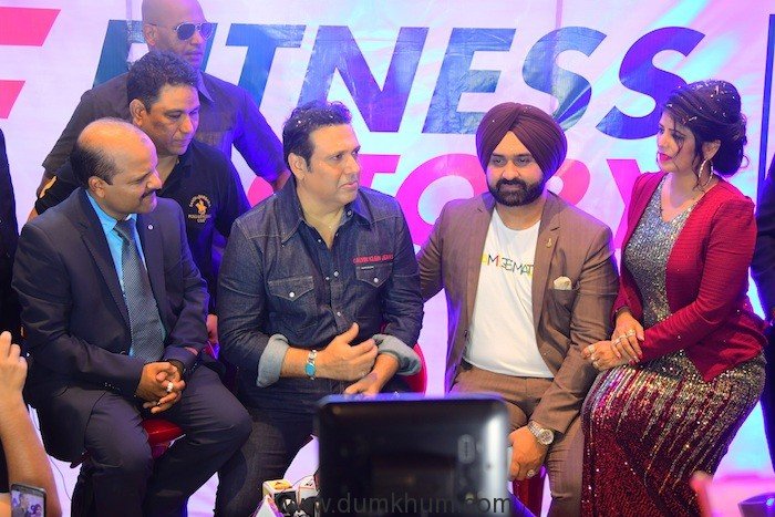 Mr. Deepak Pathak(co-founder_Fitness Factory), Mr. Govinda (Super Star), Mr. Jatinder Singh Monga(Co- Founder_Fitness Factory & ProSlim), Mrs. Meena Luhadiya(Co-Founder_Proslim)