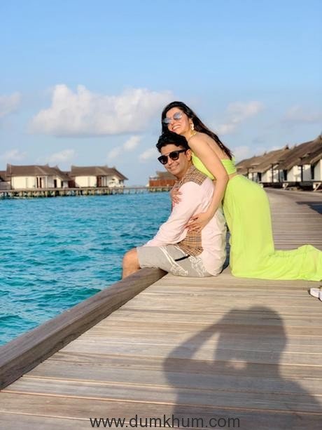 Producer Bhushan Kumar with Wife Divya Khosla Kumar and son enjoys family vacay in Maldives-2