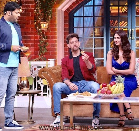 Hritik Roshan and Vani Kapoor have a Rocking time on Kapil Sharma Show-1