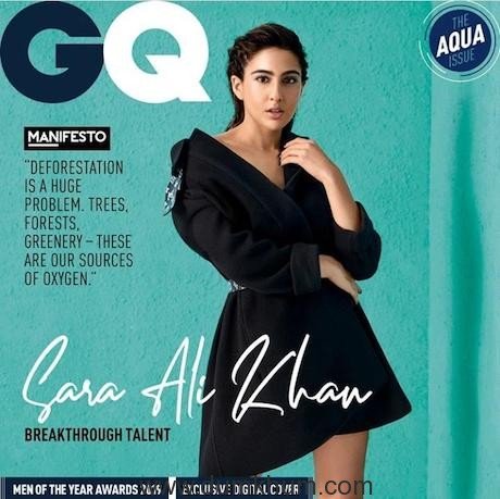 Sara Ali Khan shines bright on the cover of a leading magazine with the title of ‘Breakthrough Talent of The Year