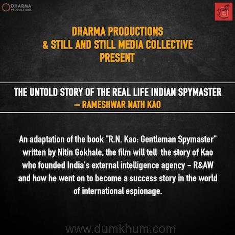 Dharma Productions Announcement
