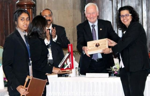 Governor General of Canada, Mr David Johnston speaking at the Round Table discussion on “India’s Education Future” at Wilson College, Mumbai. Feb 28, 2014.