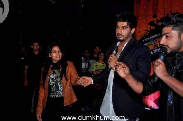 The newest Khiladi in town, Arjun Kapoor was in the capital today and interacted with the students of Hindu College