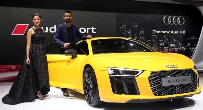 Audi R8 V10 Plus sets pulses racing of Virat Kohli and Alia Bhatt